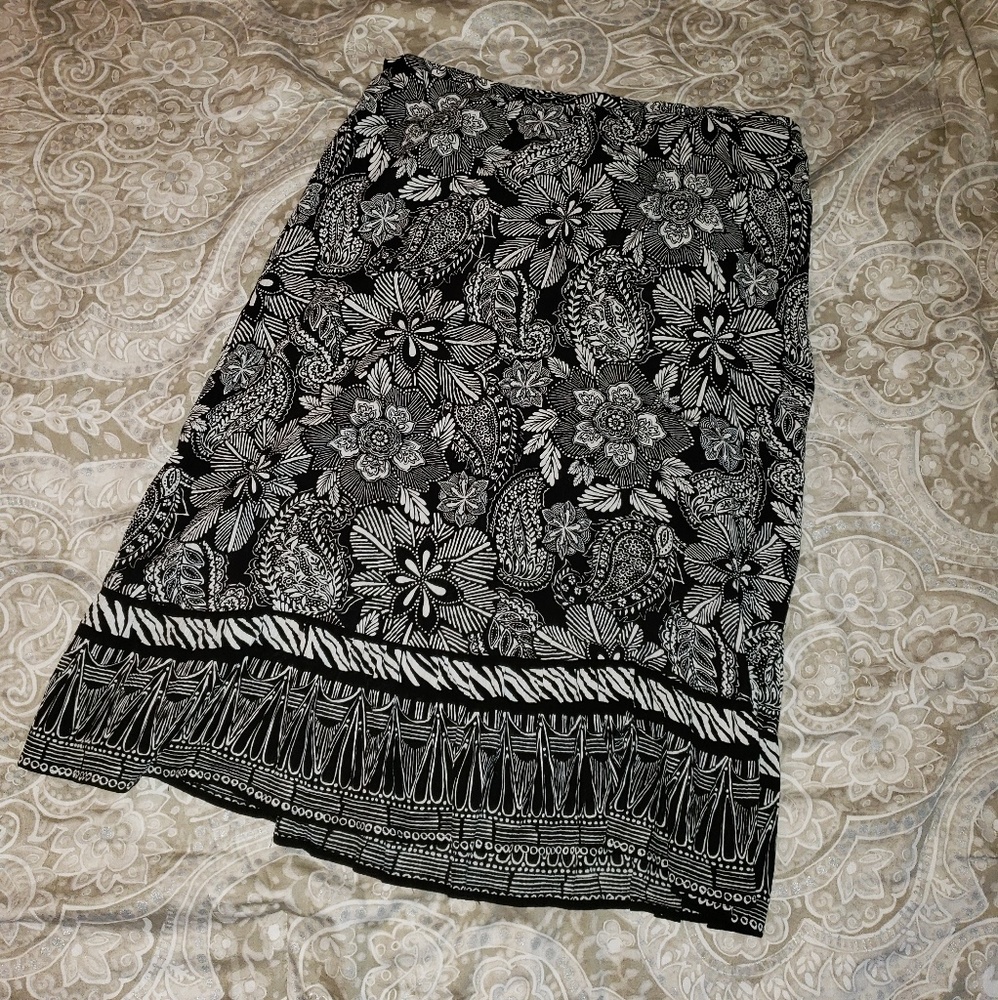 Black and White Skirt